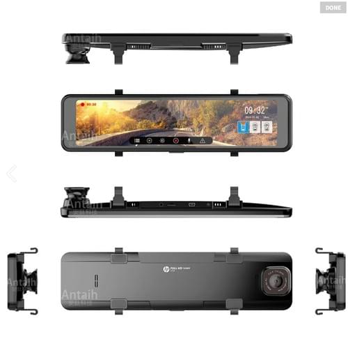 HP 惠普 i700 雙鏡頭行車記錄器|1080P FHD|GPS測速提醒|TS碼流|11.26吋觸控螢幕|超級電容|科技執法警示