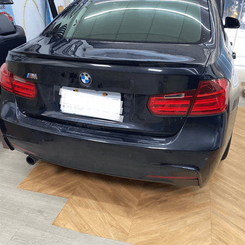 BMW F30 5系列 加裝介面盒以及倒車顯影