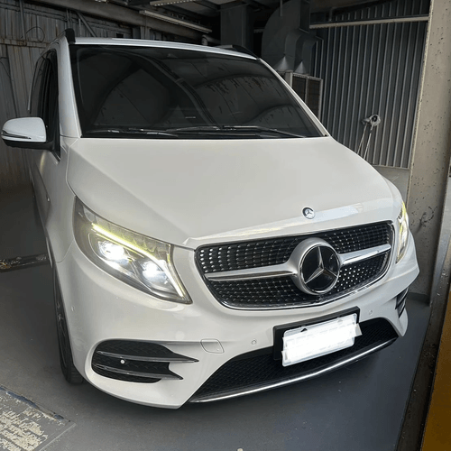 賓士 V250 升級原廠螢幕為安卓機