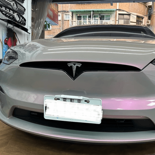 特斯拉 Tesla Model X 安裝前後防護罩 以及加裝測速器
