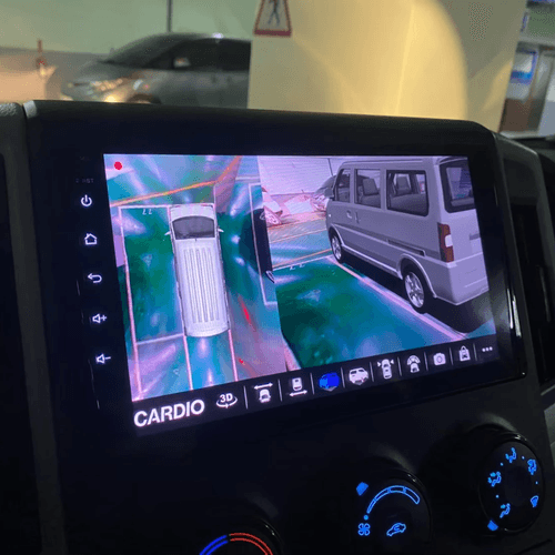 Toyota Hiace 升級車機 + 360環景系統 + 盲點偵測功能