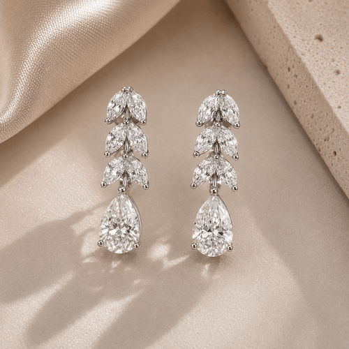 Aurélle Celestia™ Moissanite Drop Earrings