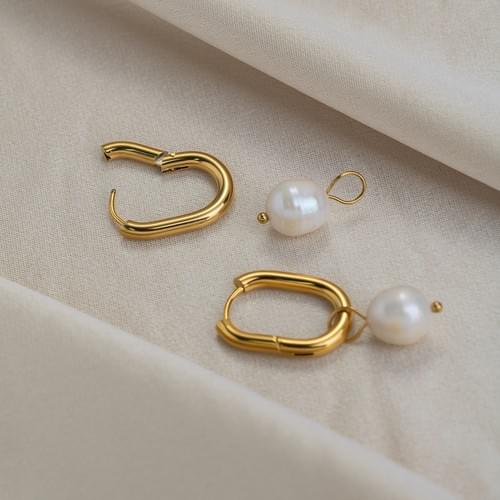 Aurélle™ Pearl Poise Drop Earrings