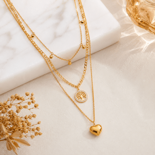 Aurélle Roots of Love Layered Necklace