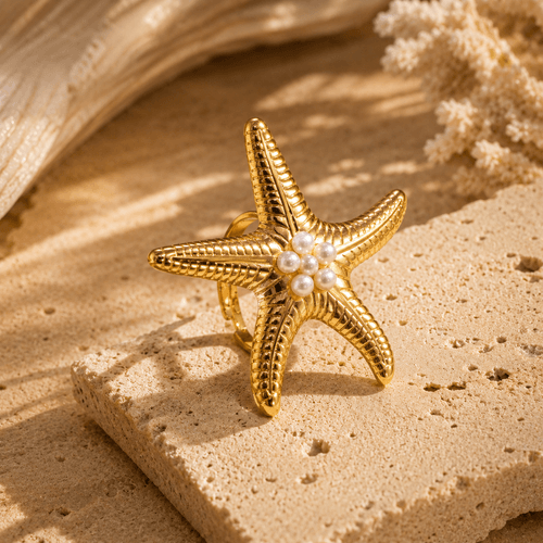 Stella Pearl Starfish Ring™