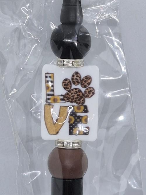 Puppy Love Beaded Pens