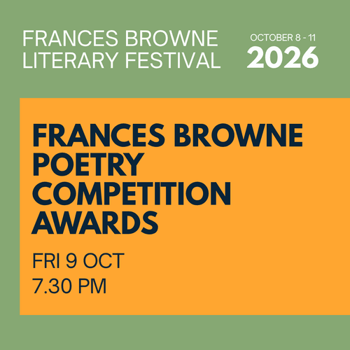 Frances Browne Poetry Competition Awards Ceremony 2026