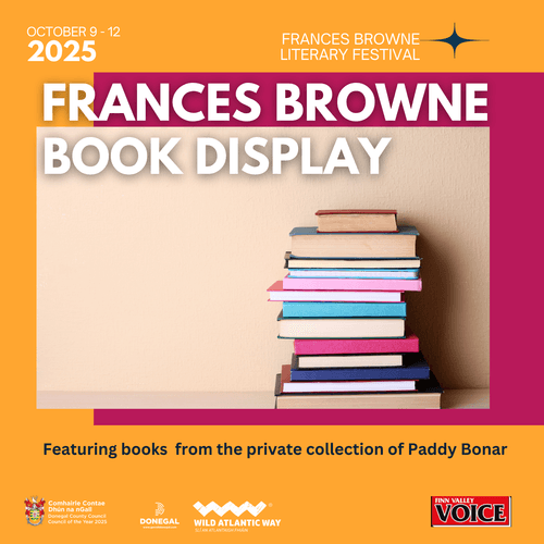 Frances Browne Book Display at the Twin Towns Library