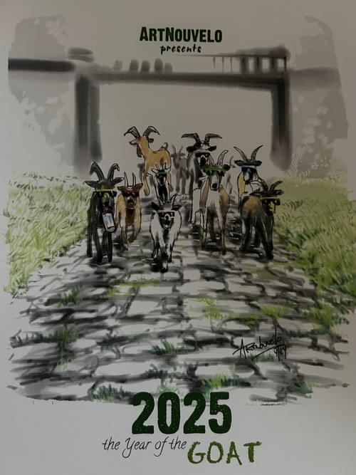 ArtNouvelo Table Calendar A5 - 2025