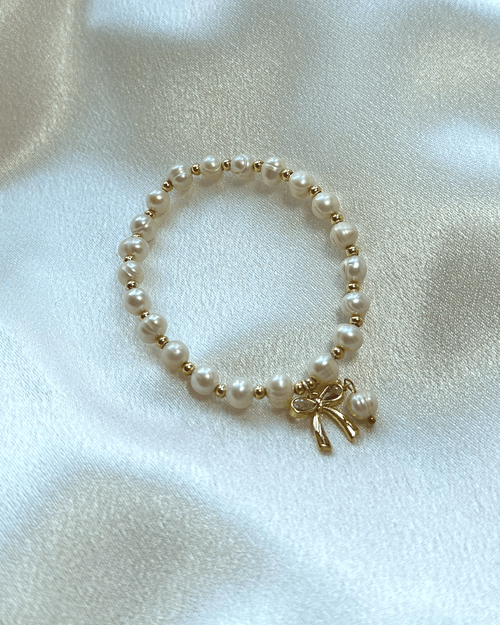 紋理珍珠手鏈 Textured pearl bracelet