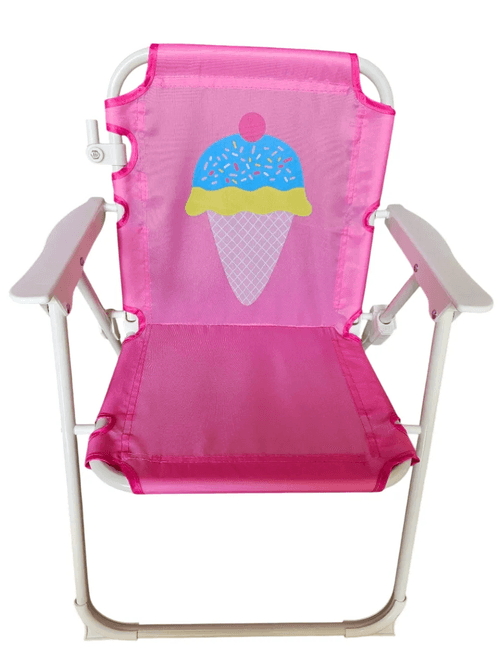 Kids' Foldable Beach & Camping Chair with Adjustable Umbrella – Lightweight, Portable Outdoor Seat f