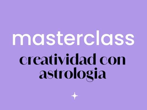 Master Class - Creatividad