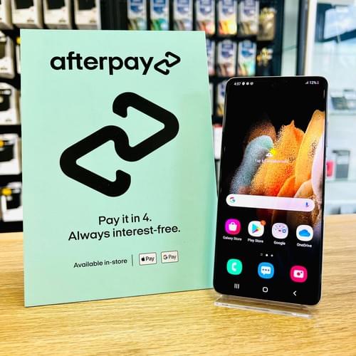 SAMSUNG S21 ULTRA 5G 128GB BLACK PERFECT CONDITION RECEIPT&WARRANTY