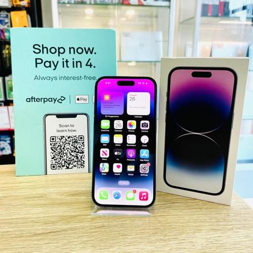 IPHONE 14 PRO 5G 128GB PURPLE PERFECT CONDITION RECEIPT&WARRANTY