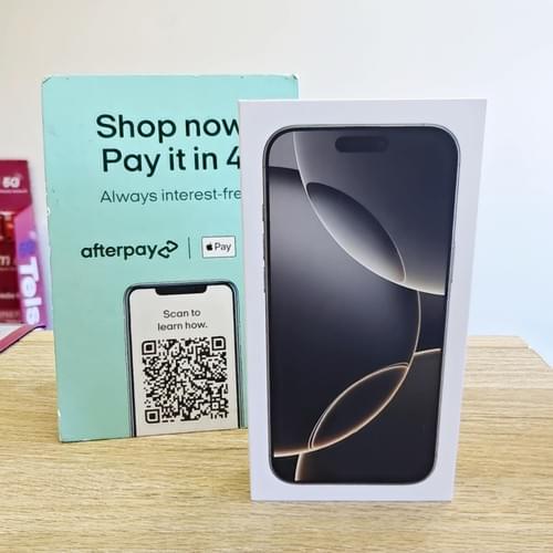 NEW IPHONE 16 PRO MAX 256GB BLACK BOX PERFECT CONDITION RECEIPT&WARRANTY