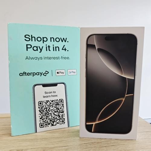 NEW IPHONE 16 PRO MAX 256GB GOLD BOX PERFECT CONDITION RECEIPT&WARRANTY