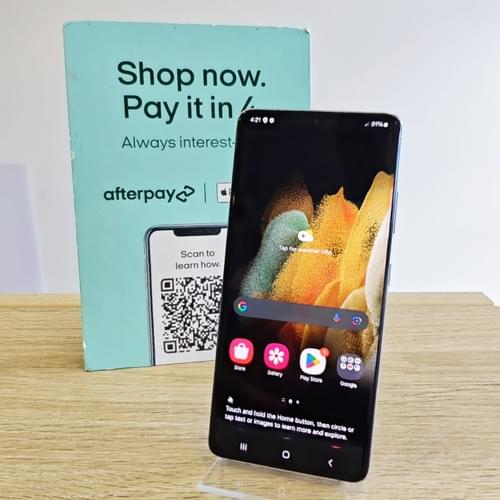 SAMSUNG S21 ULTRA 5G 256GB WHITE PERFECT CONDITION RECEIPT&WARRANTY