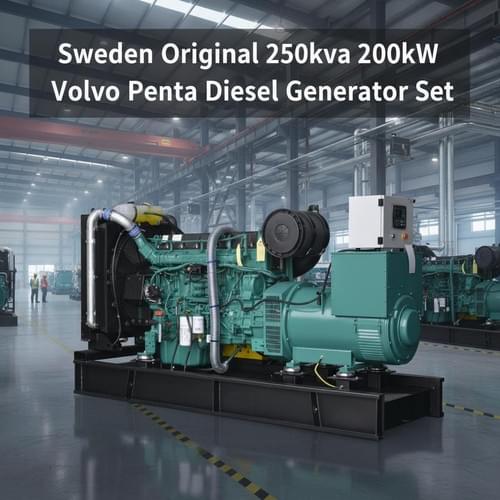 Sweden Original 250kva 200kW Volvo Penta Diesel Generator Set