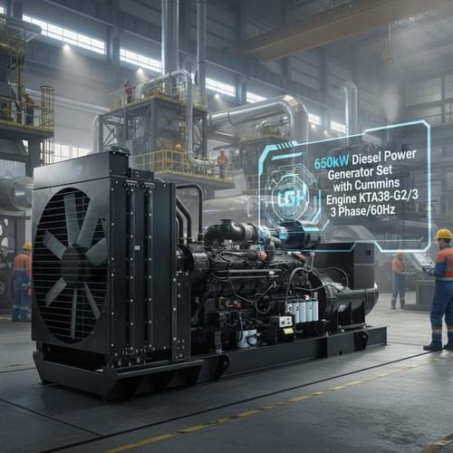 650kW Diesel Power Generator Set with Cummins EnginevKTA38-G2/3 Phase/60Hz