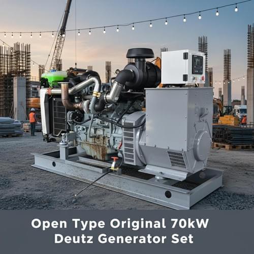 Open Type Original 70kW Deutz Generator Set