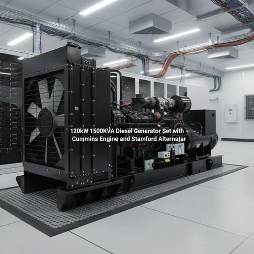 120kW 1500KVA Diesel Generator Set with Cummins Engine and Stamford Alternator
