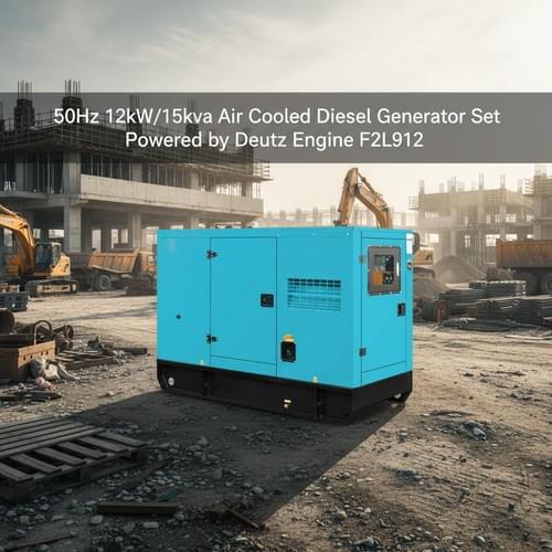 50Hz 12kW/15kva air Cooled diesel Generator Set Powered by Deutz Engine F2L912