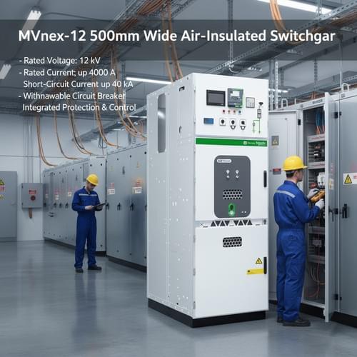 2. MVnex-12 500mm Wide Air-Insulated Switchgear