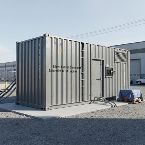 Silent Diesel Generator Sets with MTU Engine