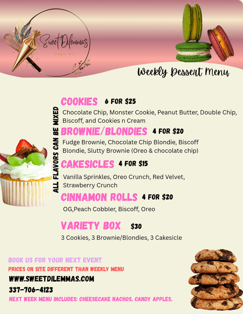 Weekly Menu