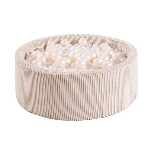 Minimalist Corduroy Ball Pit for Kids