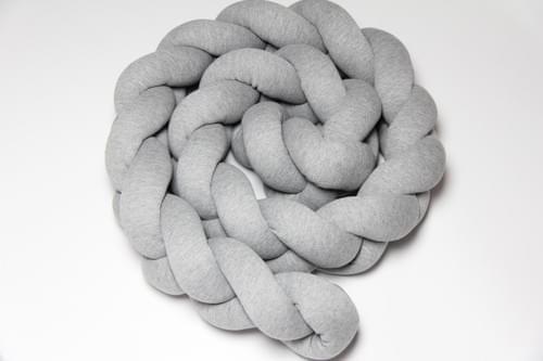 THREE- Strand Braided Baby Crib Bumper