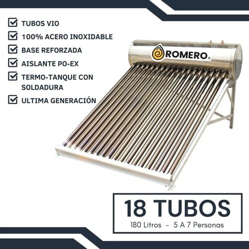 CALENTADOR SOLAR 18 TUBOS CON INSTALACIÓN