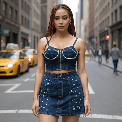 Pearl Pop Denim Duo