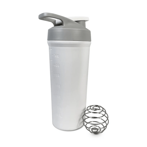 Fitness 25oz Direct Drinking Double Wall Stainless Steel Powder Mixing Protein Shaker Bottle Cup For Protein Shakes