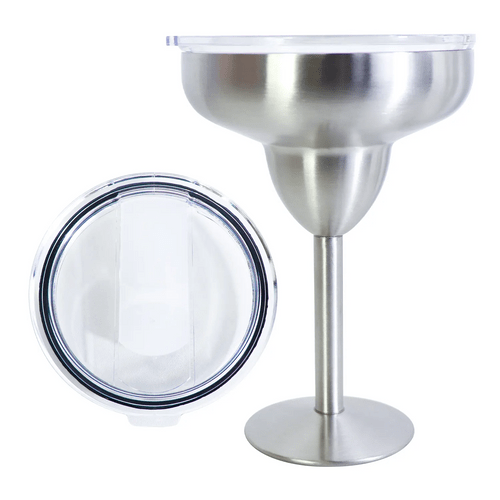 Vacuum Insulated V Shape Straight Hollow Stem Martini Tumbler Champagne Cocktail Bar Wine Glasses For Wine Gift