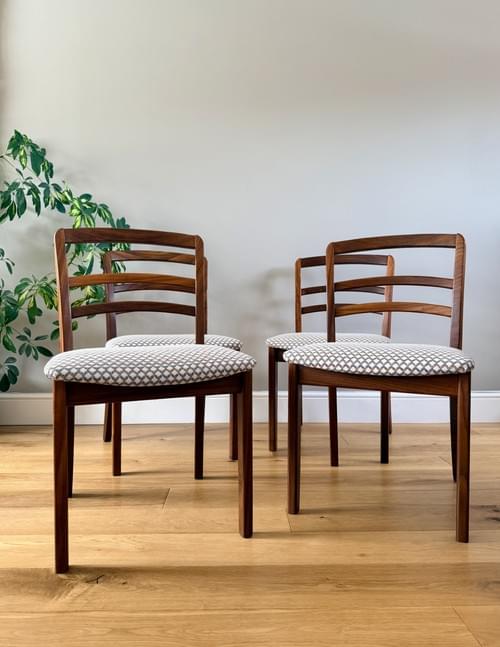 NEW LISTING G Plan 1970s Teak Dining Chairs, Set of 4