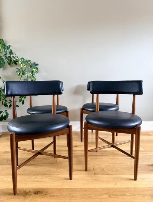 NEW LISTING Mid-Century G Plan Fresco Chairs by Victor Wilkins 1969, Set of 4 (9 available)