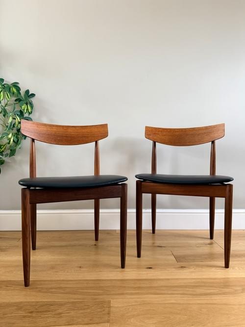 NEW LISTING Mid-Century Dining Chairs in Teak by Ib Kofod Larsen for G-Plan, Set of 2