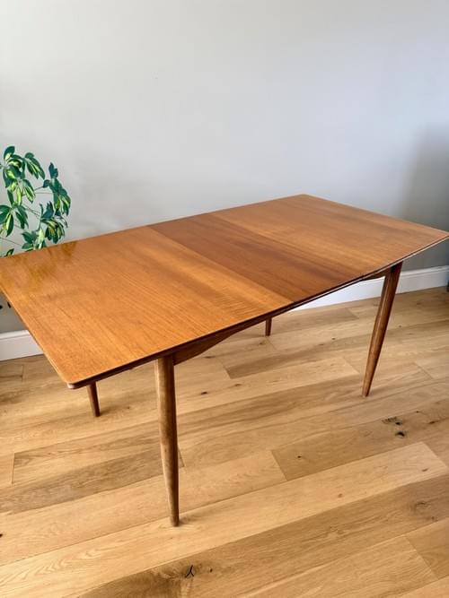 NEW LISTING 1960s Mid-Century Retro Teak Extending Dining Table