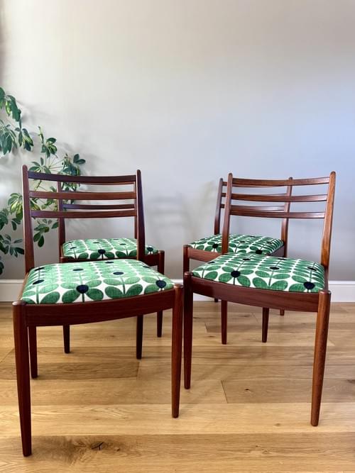 NEW LISTING G Plan 1970s Victor Wilkins Chairs, Set of 4