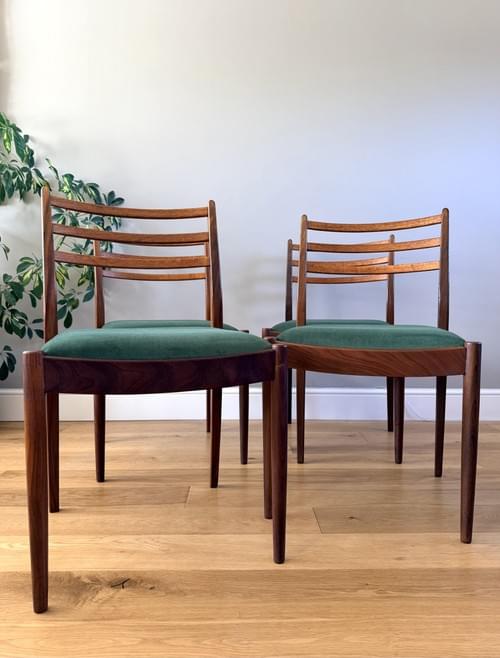 NEW LISTING G Plan 1970s Victor Wilkins Chairs, Set of 4