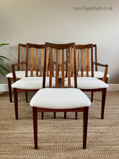 SOLD G Plan Fresco Chairs, Set of 6 including 2 Carvers