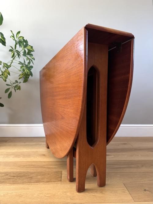 SOLD Jentique Teak 1970s Mid Century Modern Gate leg Table