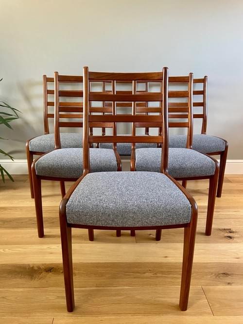 SOLD G Plan Set of 6 Teak Dining Chairs