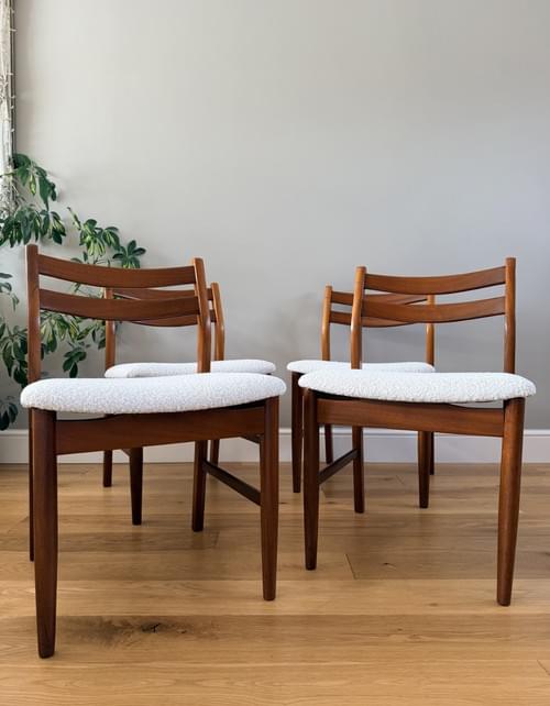 NEW LISTING Jentique Teak Dining Chairs, Set of 4