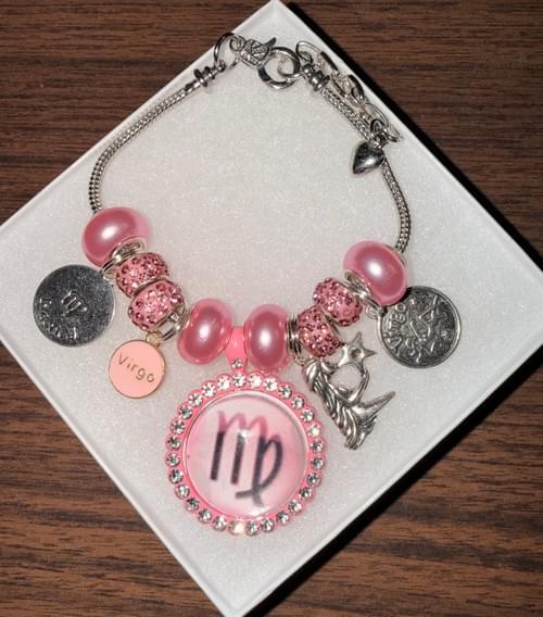 Virgo Zodiac Charm Bracelet