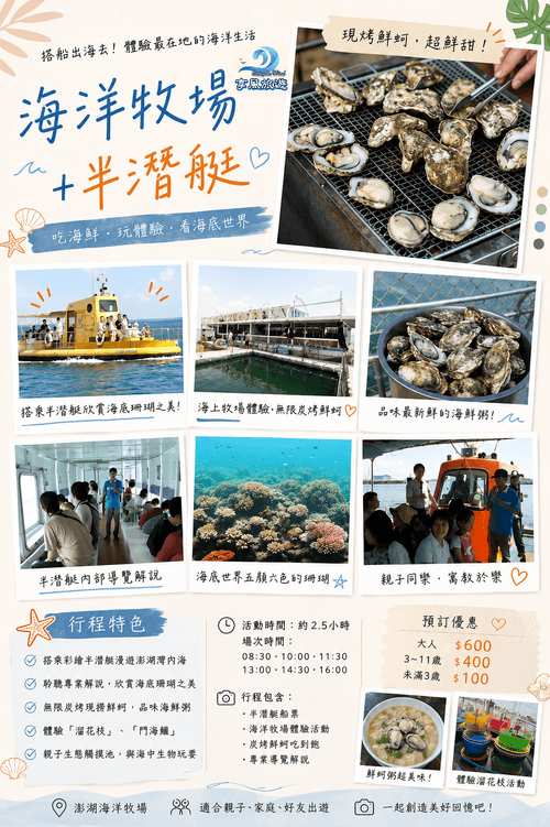 海洋牧場+贈半潛艇