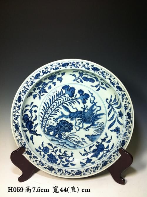 明清 ▎青花大盤