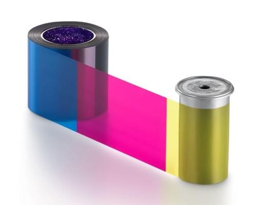 Entrust 525100-002 ymcKT Short-Panel Colour Ribbon (650 Prints)
