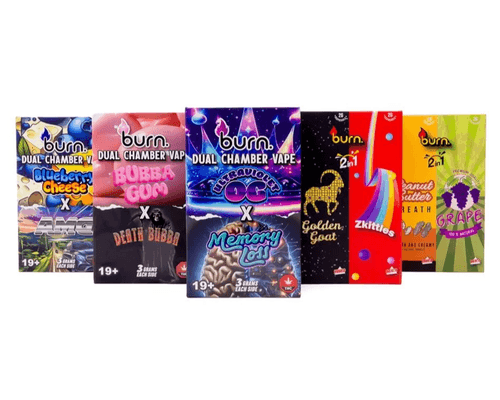 BURN - Dual Chamber Vape 6g (2x 3g) - Options Available